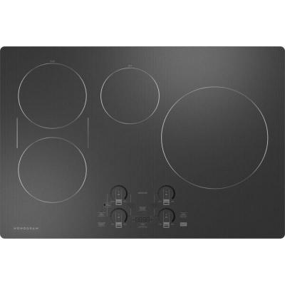 30" Monogram Induction Cooktop with Electronic Touch in Black - ZHU30RDTBB