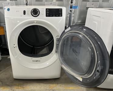 28" GE 7.8 Cu. Ft. Capacity Dryer With Built-in Wifi in White - GFD55ESMNWW