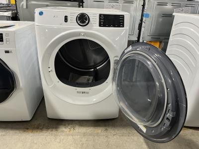 28" GE 7.8 Cu. Ft. Capacity Dryer With Built-in Wifi in White - GFD55ESMNWW