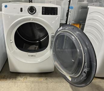 28" GE 7.8 Cu. Ft. Capacity Dryer With Built-in Wifi in White - GFD55ESMNWW