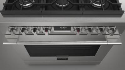 36" Fulgor Milano Pro-Style Dual Fuel Range - F4PDF366S1