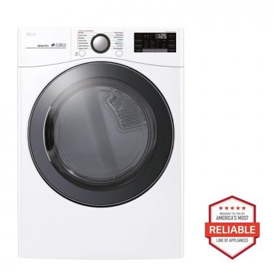 LG 7.4 Cu. Ft. Smart Wi-Fi Enabled Electric Dryer with TurboSteam - DLEX3900W