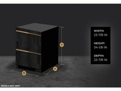 24" JennAir Panel-Ready Double Refrigerator Drawers - JUDFP242HX