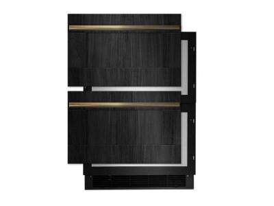 24" JennAir Panel-Ready Double Refrigerator Drawers - JUDFP242HX