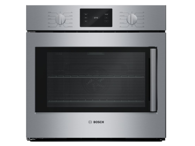 30" Bosch 500 Series Single Wall Oven Left SideOpening Door in Stainless Steel - HBL5455LUC