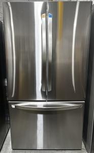 36" LG 32 Cu. Ft. Smart Standard-Depth MAX French Door Refrigerator - LRFLS3206S