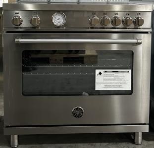 36" Bertazzoni Master Series Induction Range 5 Heating Zones Electric Oven - MAST365INMXE