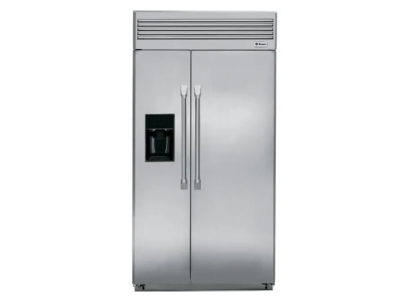 42" Monogram Built In Side-by-Side Refrigerator in Stainless Steel - ZISP420DXSS