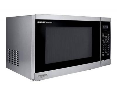 Sharp 1.6 cu. ft. Carousel Countertop Microwave Oven - SMC1664KSC