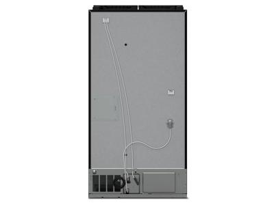36" Whirlpool 20 Cu. Ft. French Door Bottom Mount Counter Depth Refrigerator in Black - WRFC2036RB