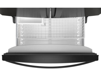 36" Whirlpool French Door Bottom Mount Refrigerator in Black - WRFF3236RB