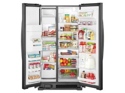 36" Whirlpool 25 Cu. Ft. Side-by-Side Refrigerator - WRS325SDHB