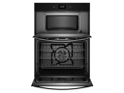 27" Whirlpool 4.3 Cu. Ft.  Combo Wall Microwave Oven with Air Fry Stainless Steel - WOEC7027PZ