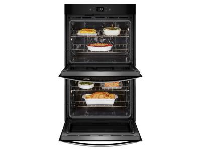 27" Whirlpool 8.6 Cu. Ft. Double Wall Oven with Air Fry in Stainless Steel - WOED5027LZ