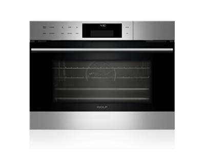 24" Wolf 1.8 Cu. Ft. E Series Transitional Convection Steam Oven - CSO24TE/S/TH