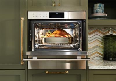24" Wolf 1.8 Cu. Ft. E Series Transitional Convection Steam Oven - CSO24TE/S/TH