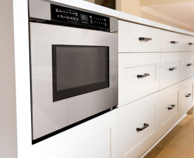24" Sharp Built-In Microwave Drawer 950W Stainless Steel - SMD2443JSC