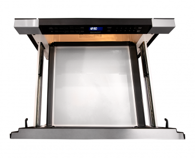 24" Sharp Built-In Microwave Drawer 950W Stainless Steel - SMD2443JSC