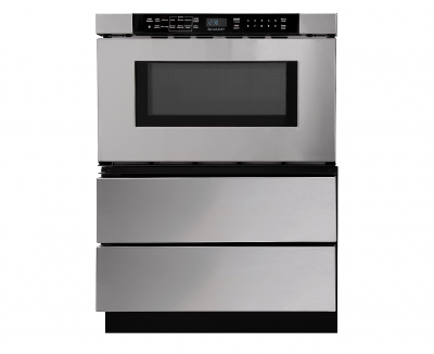 24" Sharp Built-In Microwave Drawer 950W Stainless Steel - SMD2443JSC