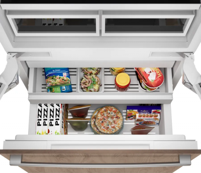 36" Bosch Benchmark Series French Door Bottom Freezer Refrigerator in Panel Ready - B36IT100NP