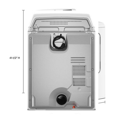 29" Whirlpool Gas Dryer with AutoSensing in White - WGD4105SW