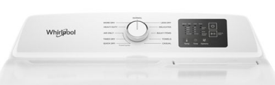 29" Whirlpool Gas Dryer with AutoSensing in White - WGD4105SW