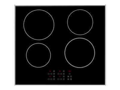 24" Porter & Charles Built-In 4-Zone Induction Cooktop - CI60XB