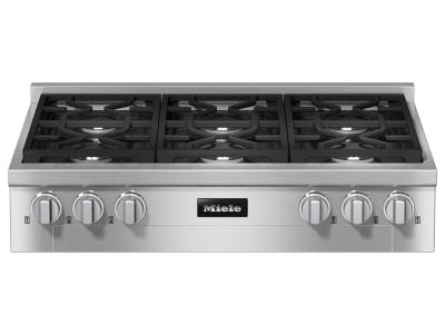 36" Miele 6 Burner Rangetop - KMR 1134-3 G EDST/CLST