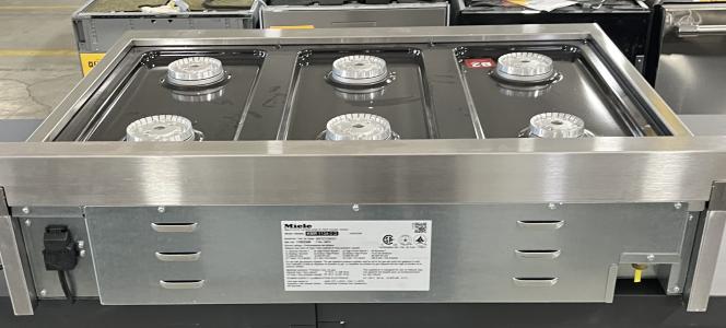 36" Miele 6 Burner Rangetop - KMR 1134-3 G EDST/CLST