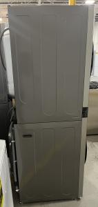 27" LG STUDIO Smart Front Load WashTower with 5.0 Cu. Ft. Washer and 7.4 Cu. Ft. Electric Dryer with Center Control - SWWE50N3