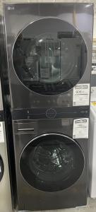 27" LG Single Unit Front Load LG WashTower With Centre Control 5.2 Cu. Ft. Washer and 7.4 Cu. Ft. Electric Dryer - WKEX200HBA