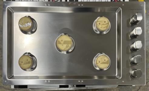 36" Fisher & Paykel Gas Cooktop with 5 Sealed Dual Flow Burners - CDV3-365H-N