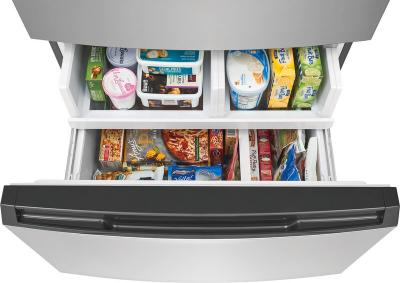 36" Frigidaire 26 Cu. Ft. Standard Depth 4-Door French Door Refrigerator - FRMS2733AV