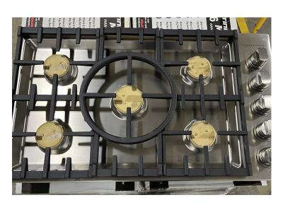 36" Fisher & Paykel Gas Cooktop with 5 Sealed Dual Flow Burners - CDV3-365H-N