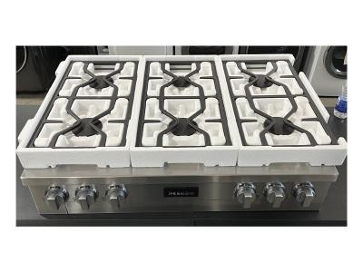 36" Miele 6 Burner Rangetop - KMR 1134-3 G EDST/CLST
