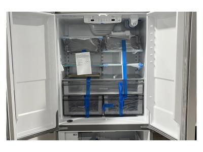 36" KitchenAid 20 Cu. Ft. French Door Bottom Mount Counter Depth Refrigerator - KRFC136RPS
