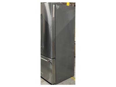 36" KitchenAid 23.8 Cu. Ft. Counter Depth French Door Platinum Interior Refrigerator - KRFC704FPS