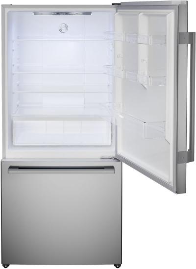 33" Bosch 100 Series Counter-Depth Freestanding Bottom Freezer Refrigerator - B33CM10SNS