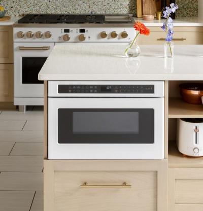 Café 1.2 Cu. Ft. Built-In Microwave Drawer in Matte White - CWLC12P4RW5