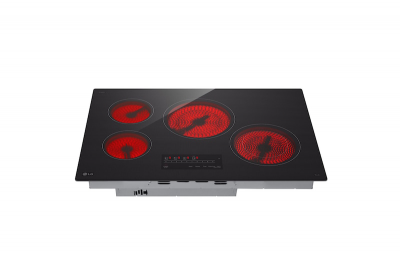30" LG Smart Electric Cooktop with 4 Burners - CBEW3013BE