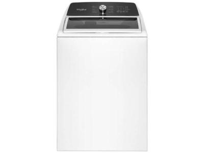 28" Whirlpool 5.2 Cu. Ft. Top Load Agitator Washer with Built-In Faucet - WTW5025SW