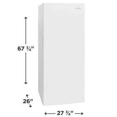 Frigidaire 16 Cu. Ft. Garage Ready Upright Freezer in White - FFUE1626AW