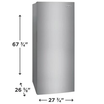 Frigidaire 16 Cu. Ft. Garage Ready Upright Freezer in Fingerprint-Resistant Stainless Steel Look - FFUE1626AV