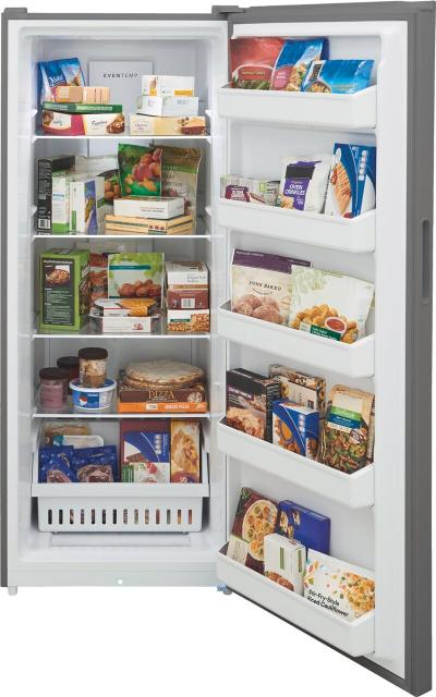 Frigidaire 16 Cu. Ft. Garage Ready Upright Freezer in Fingerprint-Resistant Stainless Steel Look - FFUE1626AV