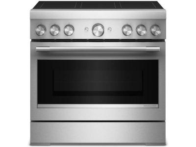 36" KitchenAid 6-Element Induction Freestanding Commercial-Style Range with Air Fry - KFIS936SSS