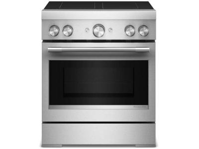 30" KitchenAid 4-Element Induction Freestanding Commercial-Style Range - KFIS930SSS