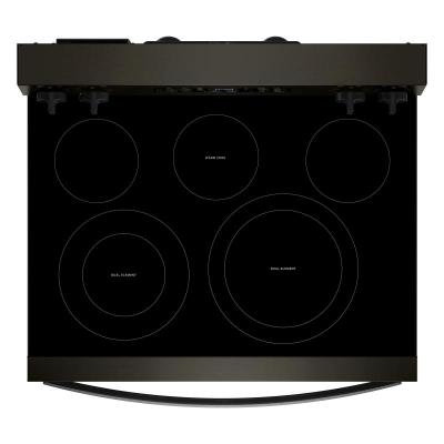 30" Whirlpool Electric Range with Air Cooking Technology - YWFES5730SV
