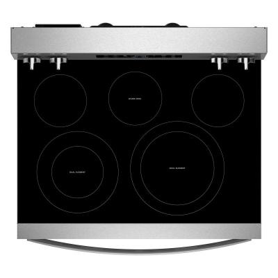 30" Whirlpool Electric Range with Air Cooking Technology - YWFES5730SZ