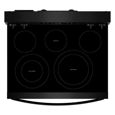 30" Whirlpool Electric Range with Air Cooking Technology - YWFES5730SB