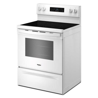 30" Whirlpool Electric Range with Air Cooking Technology - YWFES5730SW